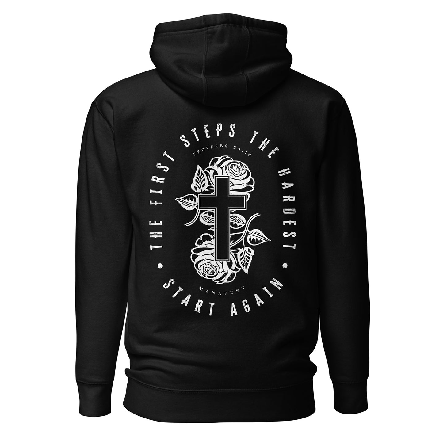 Start Again Cross Rose Unisex Hoodie + Start Again MP3