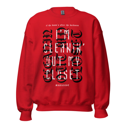 Cleanin' Out My Closet Sweatshirt Red + MP3 Download