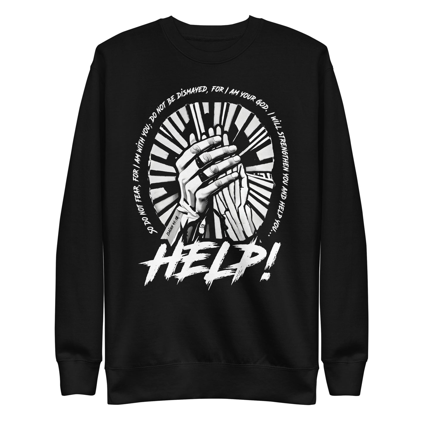 Autographed 1 of 1 Help with White Logo Sweatshirt (XL)