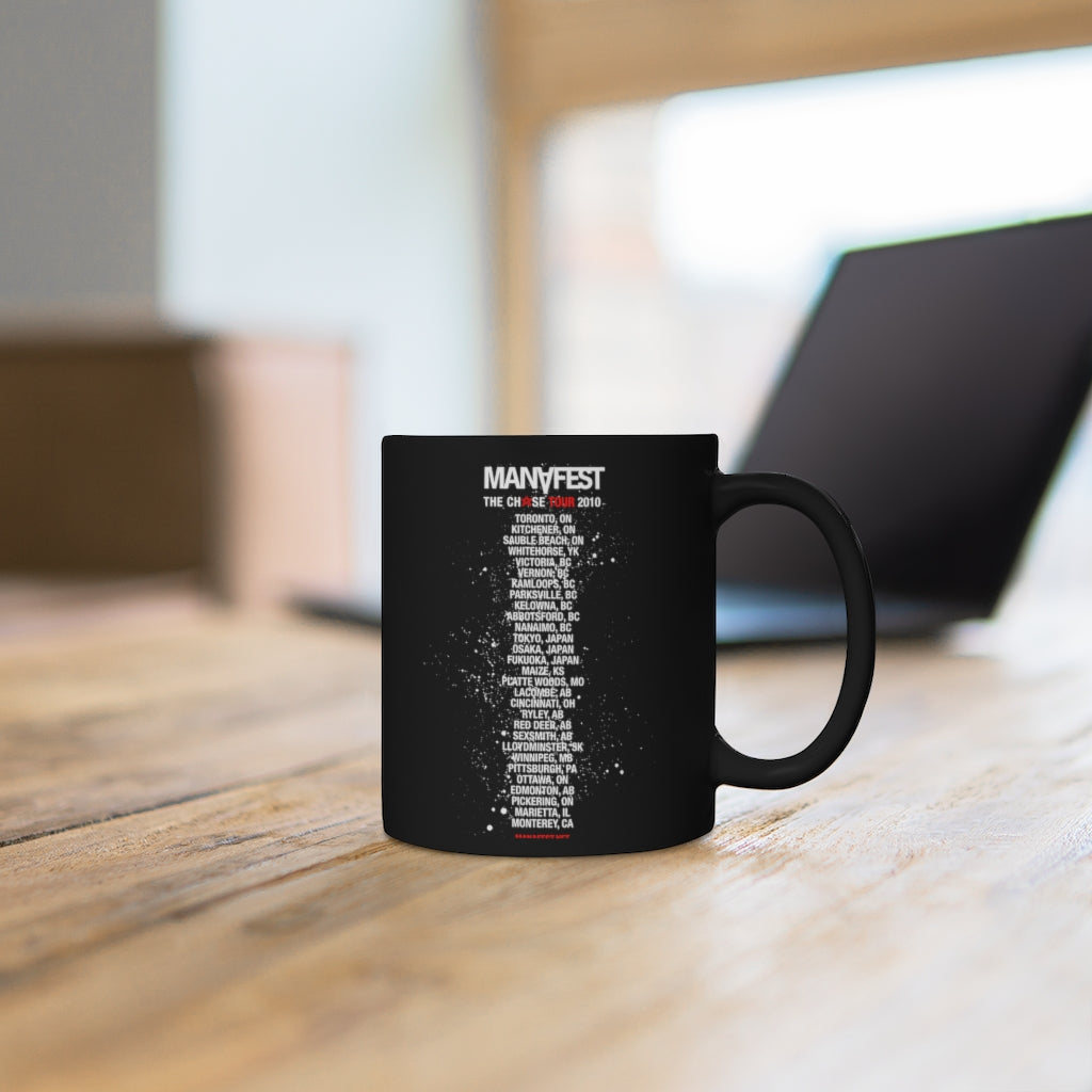 The Chase 10 Year Anniversary Black mug 11oz