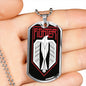 Fighter Dog Tag Chain