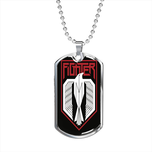 Fighter Dog Tag Chain