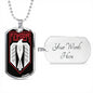 Fighter Dog Tag Chain