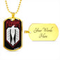 Fighter Dog Tag Chain