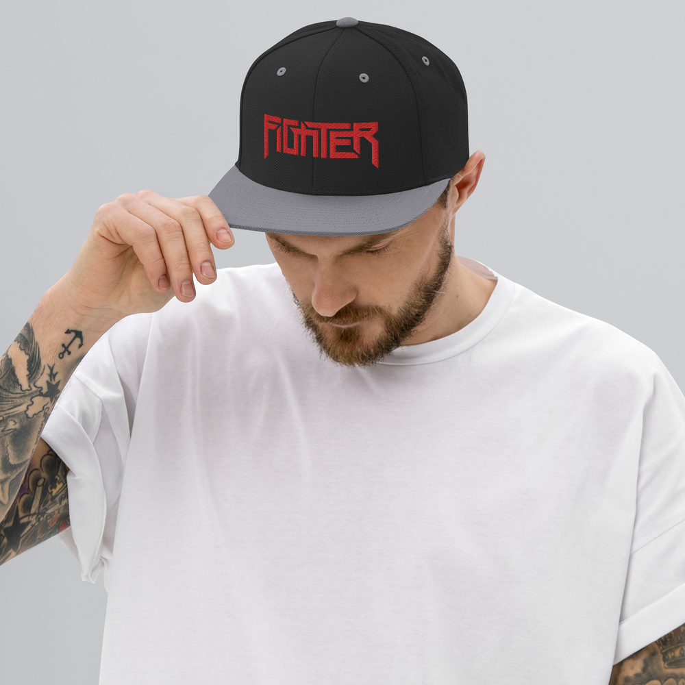 Fighter Red Snap Back