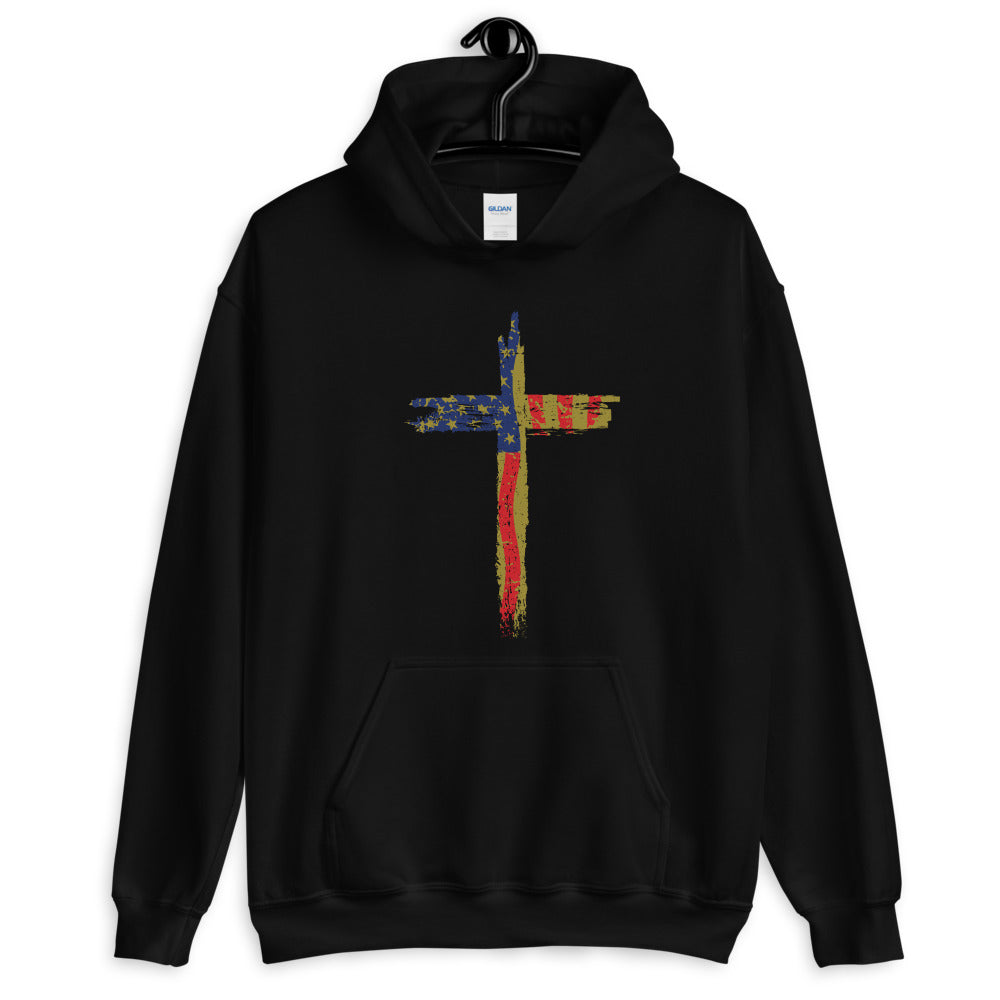 Patriotic Cross Hoody