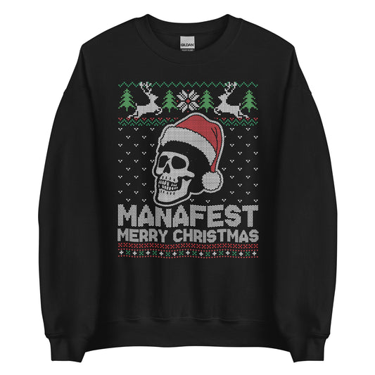 Manafest Skull Santa Christmas Sweater