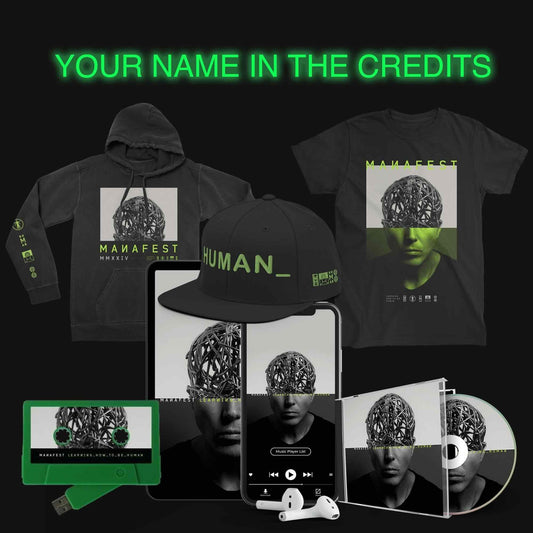 Bundle #8- Hoody, Hat + T-Shirt Autographed CD + Sticker + Early Digital Download