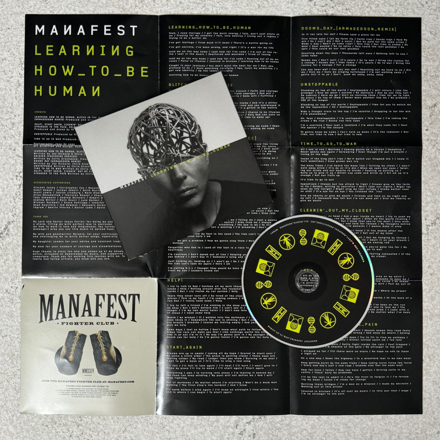 Learning How To Be Human CD + Foldout Poster + Digital Download