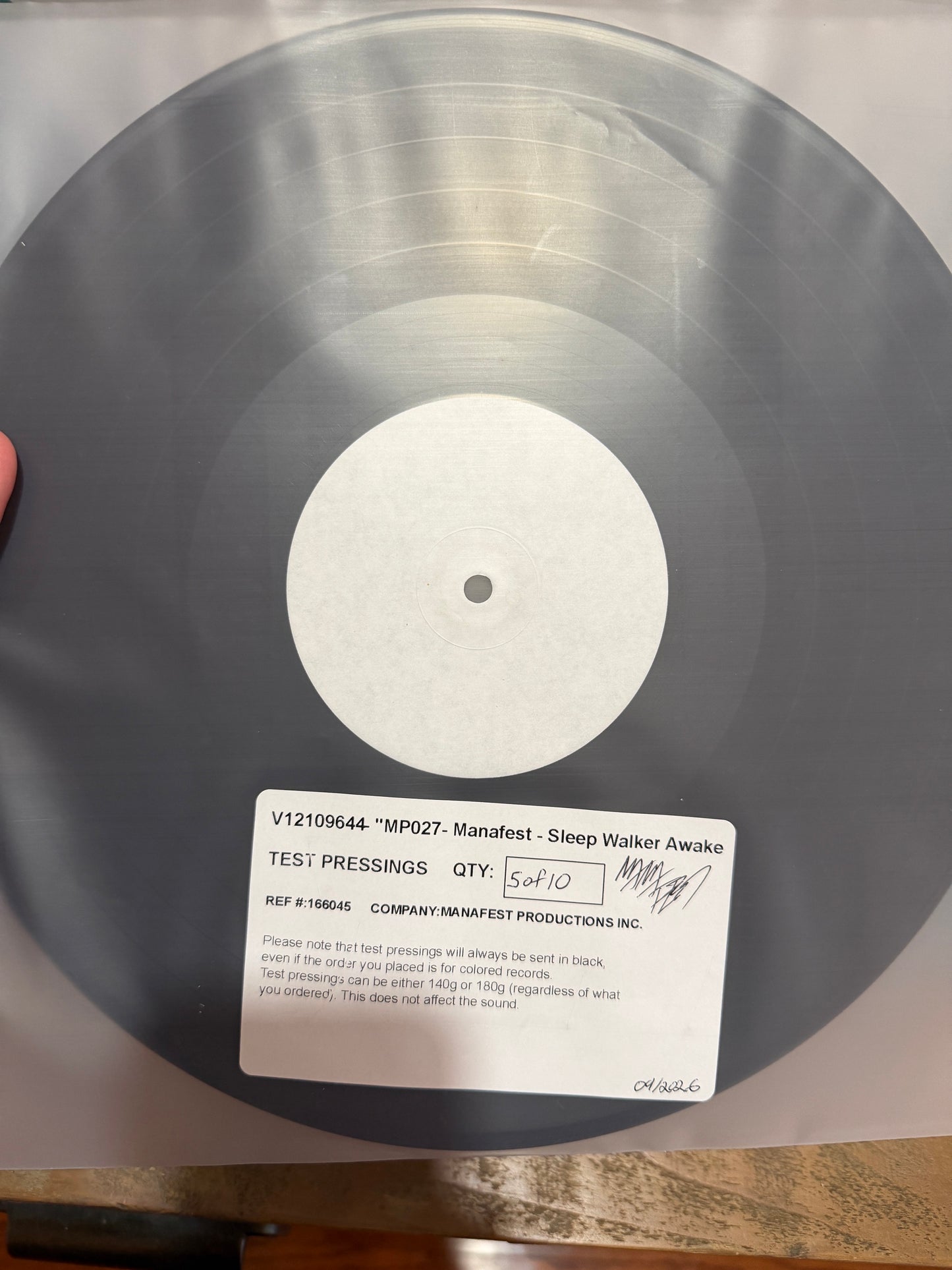 Sleep Walker Awake Vinyl Test Pressings (only 4 left)