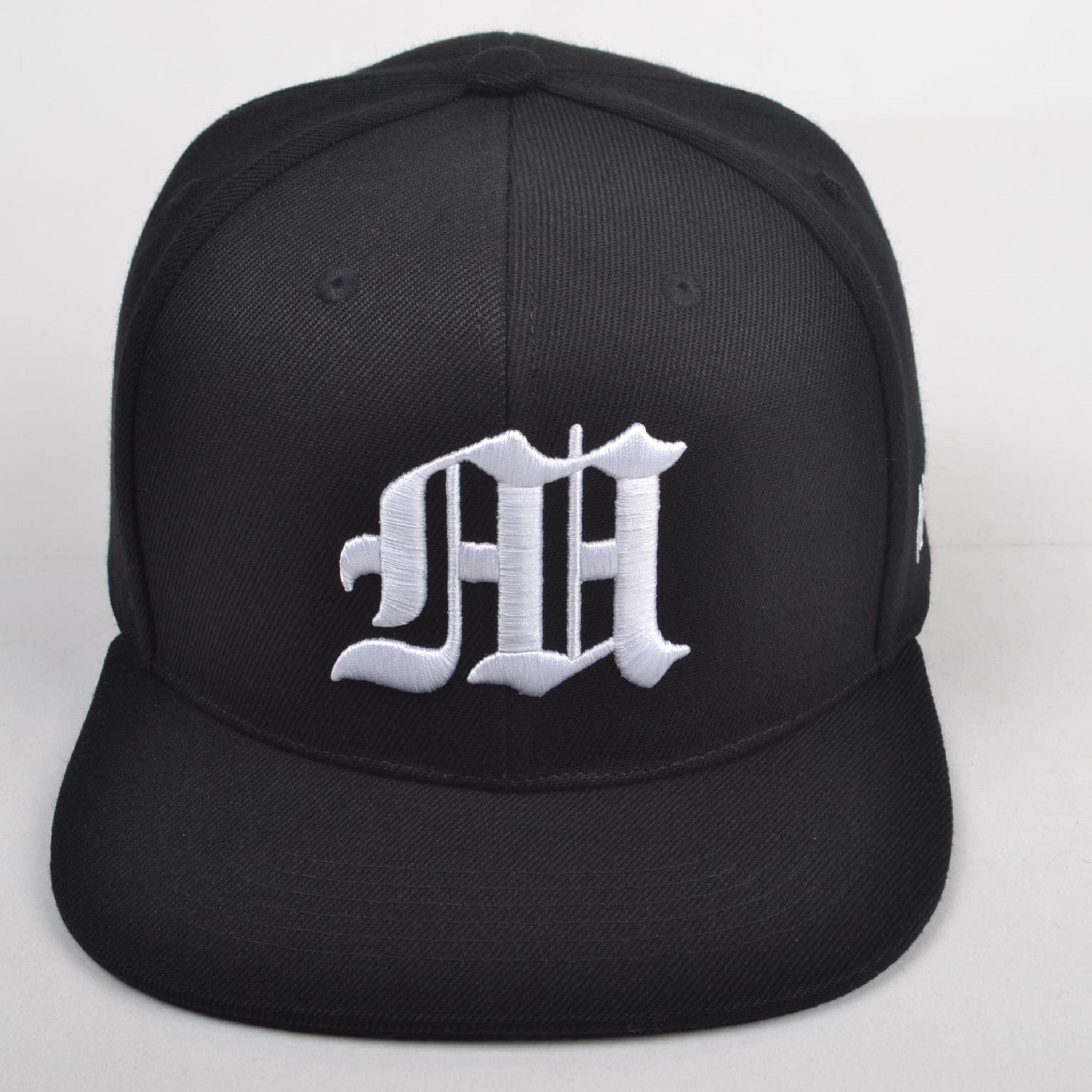 Script M Hat Custom M Logo Black Snap Back Hat (Collectors Edition) – Manafest