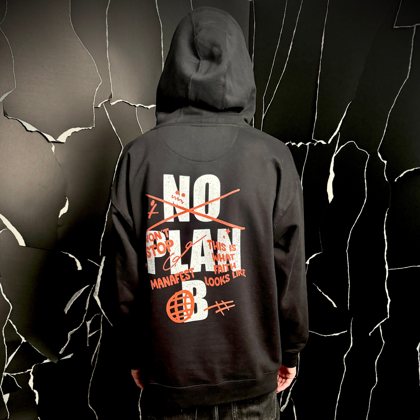 No Plan B Black Unisex Hoodie