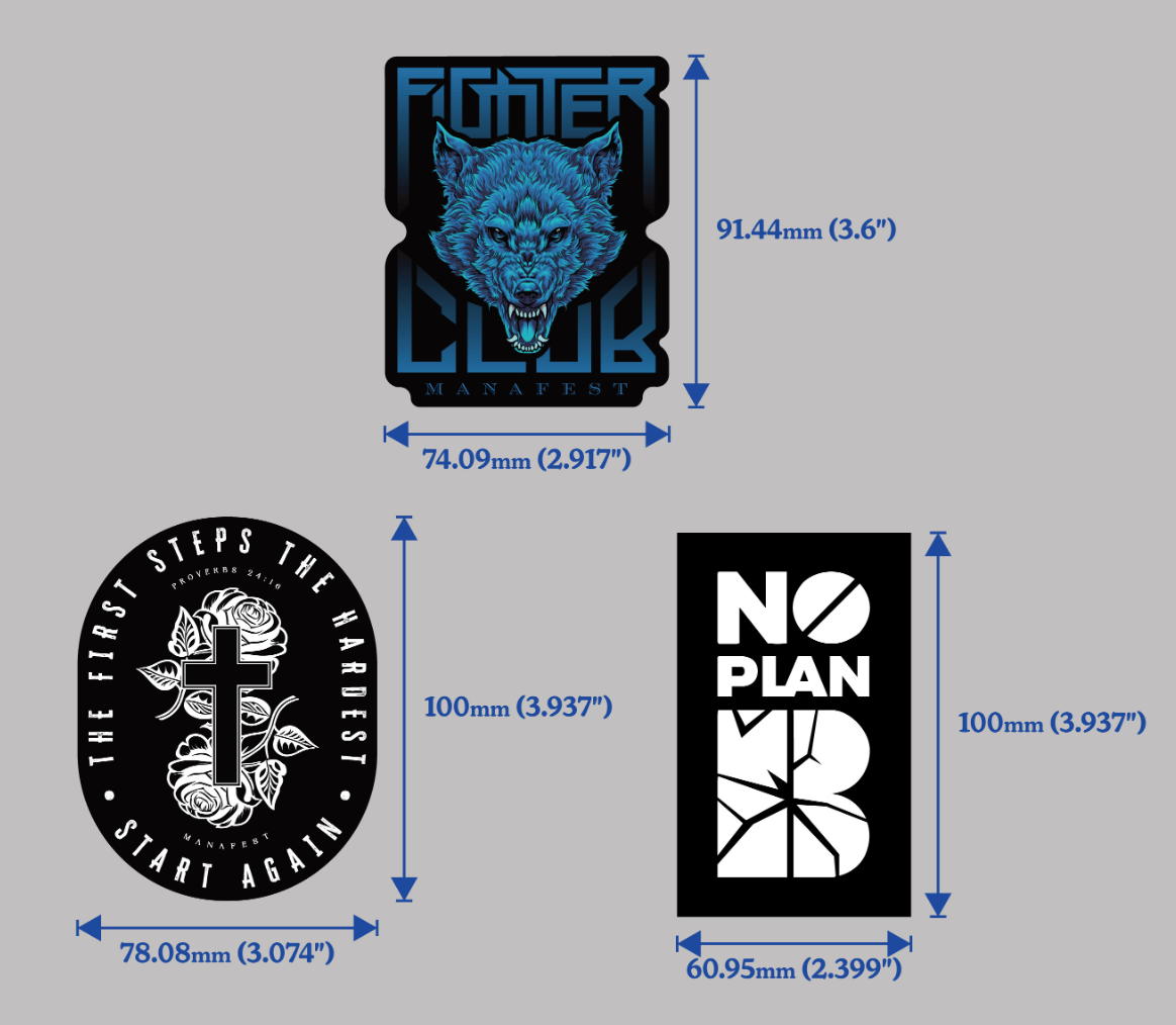 No Plan B - 3 Sticker Pack