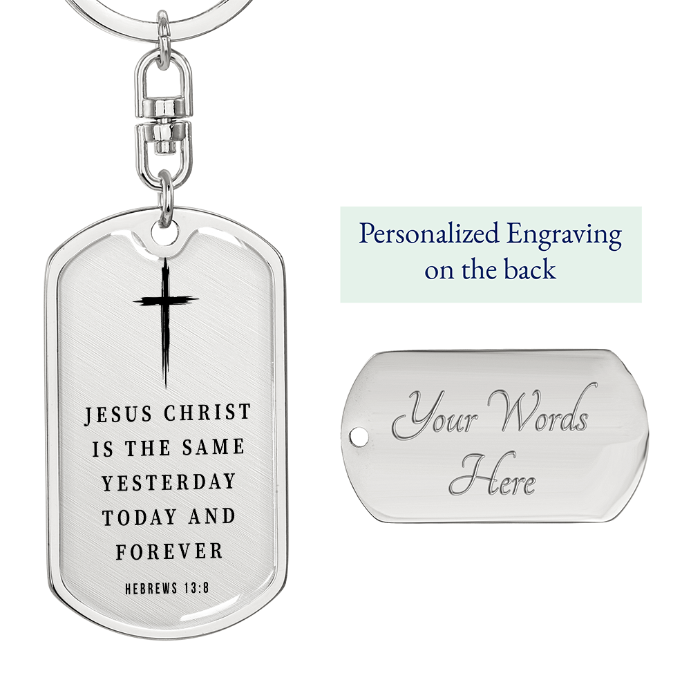 Jesus Christ Is The Same Key Chain