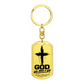 God Will Make a Way Cross Key Chain