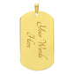 God Will Make a Way Dog Tag Necklace