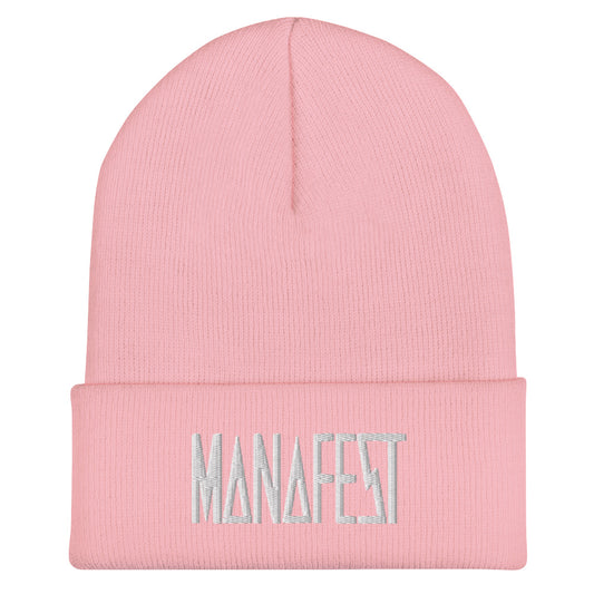 Womens Pink Manafest Beanie