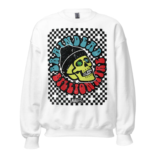 Braindead Unisex Sweatshirt White