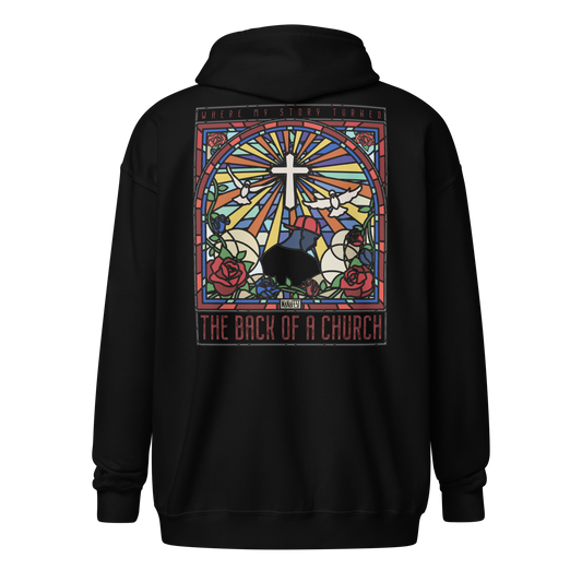 Back Of A Church Unisex Zip hoodie