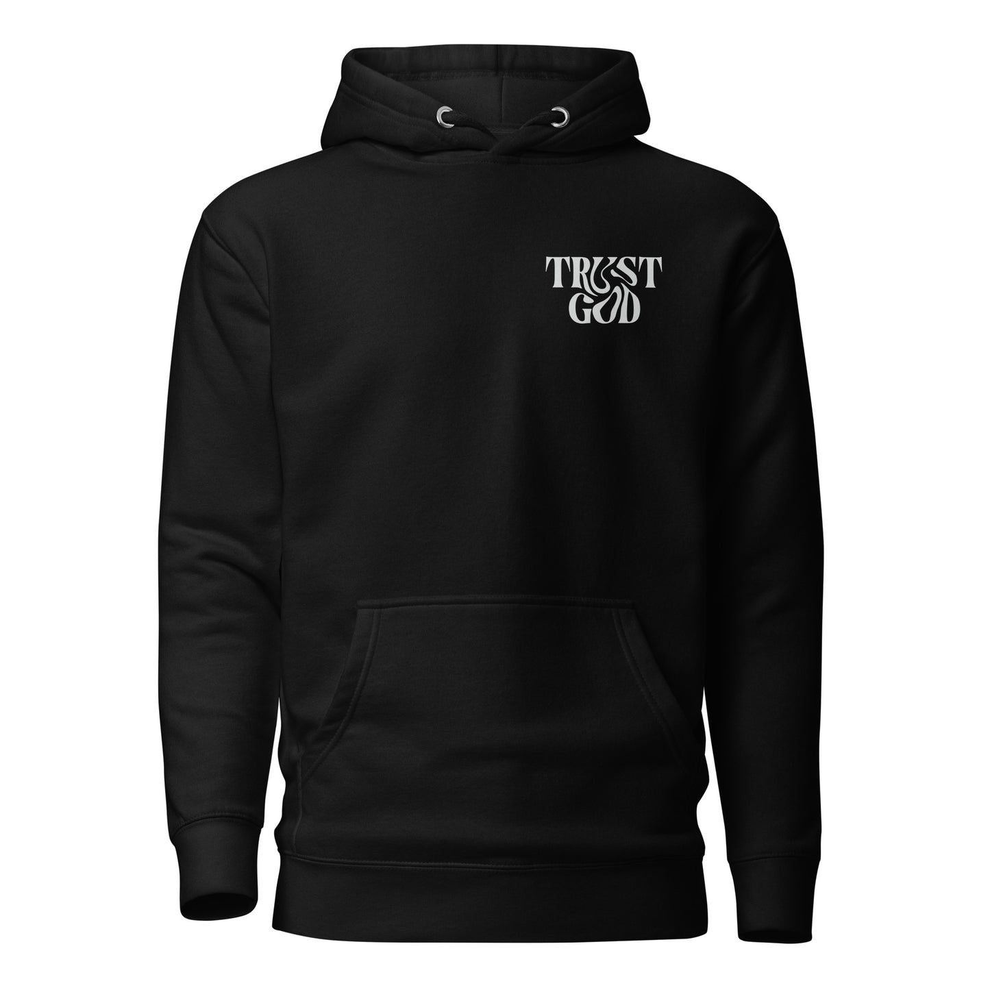 Trust God Unisex Black Hoodie