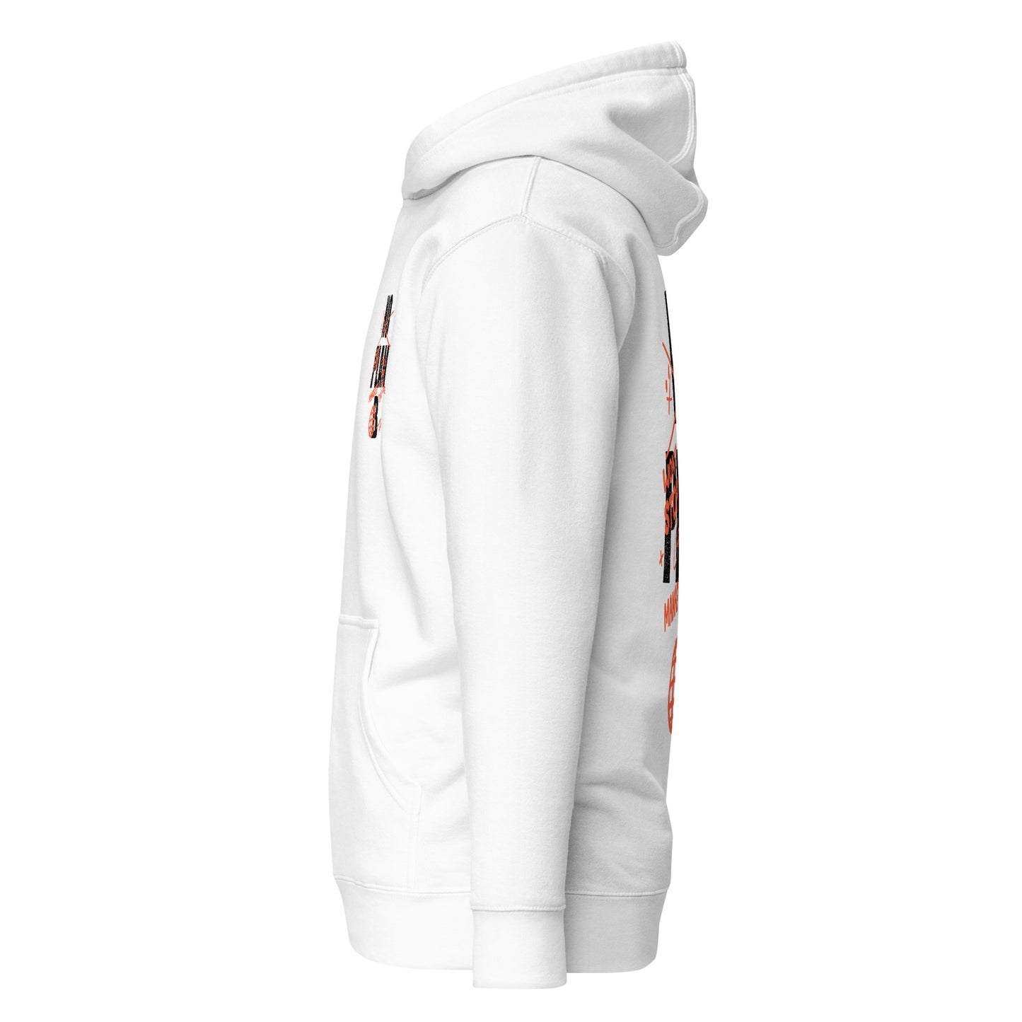 Premium No Plan B White Unisex Hoodie