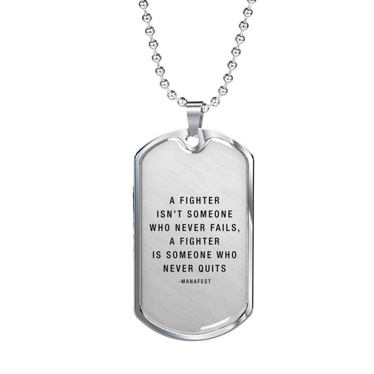 Fighter Dog Tag Chain