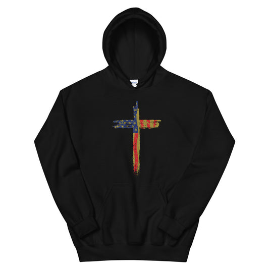 Patriotic Cross Hoody