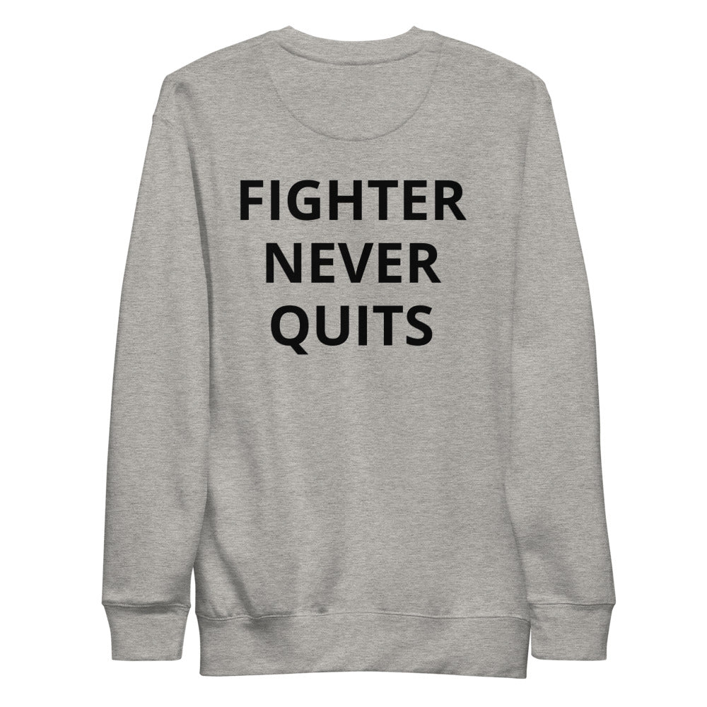GREY FIGHTER EAGLE SWEATER